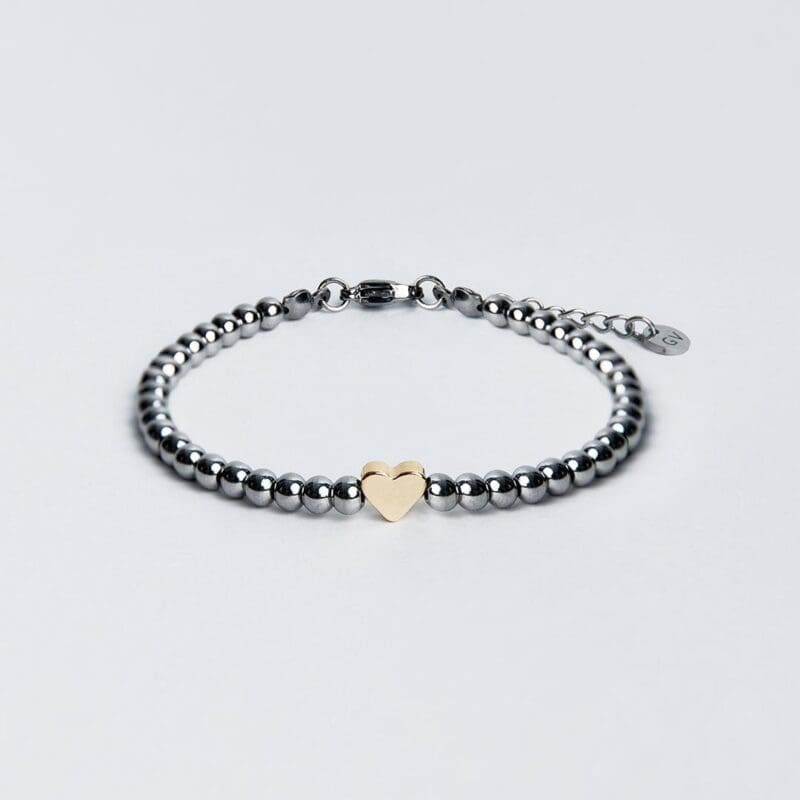 biserna narukvica Love nerđajući čelik