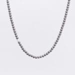 biserna ogrlica Crystal beli oniks