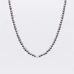 biserna ogrlica Crystal beli oniks m2