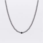 crystal biserna ogrlica crni oniks