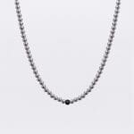 crystal biserna ogrlica crni oniks