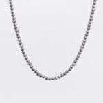 mini biserna ogrlica nerđajući čelik