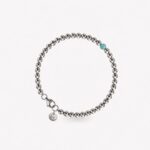 CRYSTAL tirkiz stainless steel mini narukvica