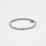 Crystal mini srebrna tirkiz narukvica