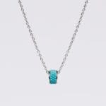 ogrlica Channel tirkizno plava