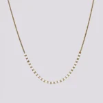 ogrlica zlatna-bela Simplicity