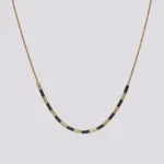 ogrlica zlatna-crna Simplicity