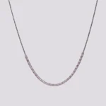 Simplicity ogrlica srebrna lila