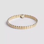 Miyuki narukvica belo zlatna-4