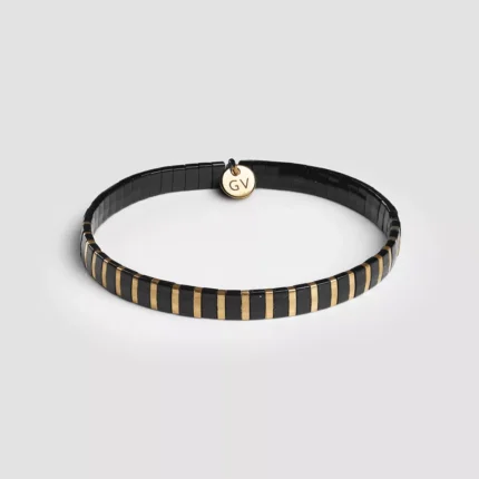 miyuki narukvica crno-zlatna-1