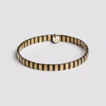 narukvica crno-zlatna Miyuki perle