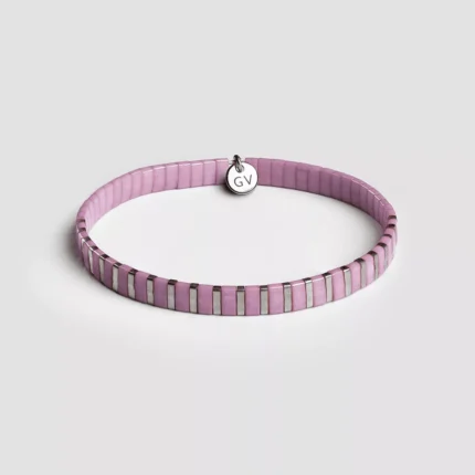 miyuki narukvica lila srebrna-1