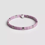 miyuki narukvica lila srebrna-2