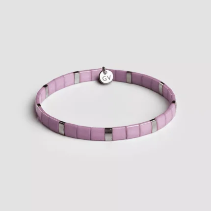 miyuki narukvica lila srebrna-2