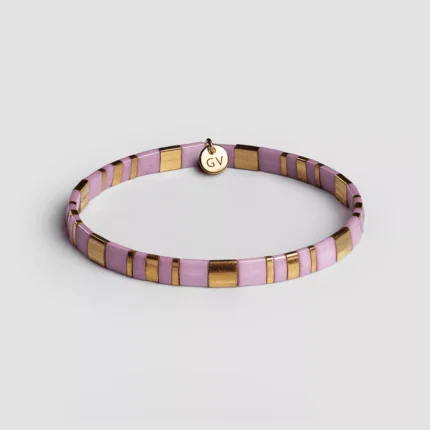 miyuki narukvica lila zlatna-3