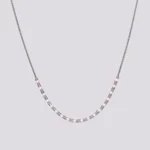 ogrlica perlice srebrna bela lila