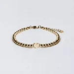 zlatna narukvica Love