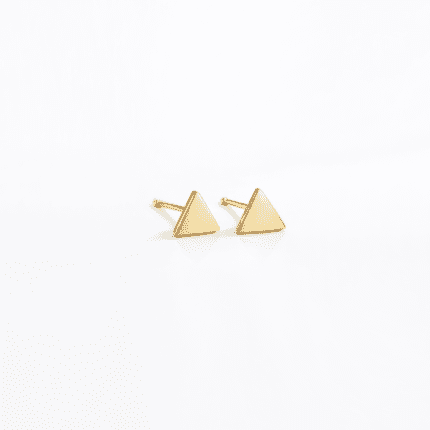 TINY minđuše stainless steel triangle