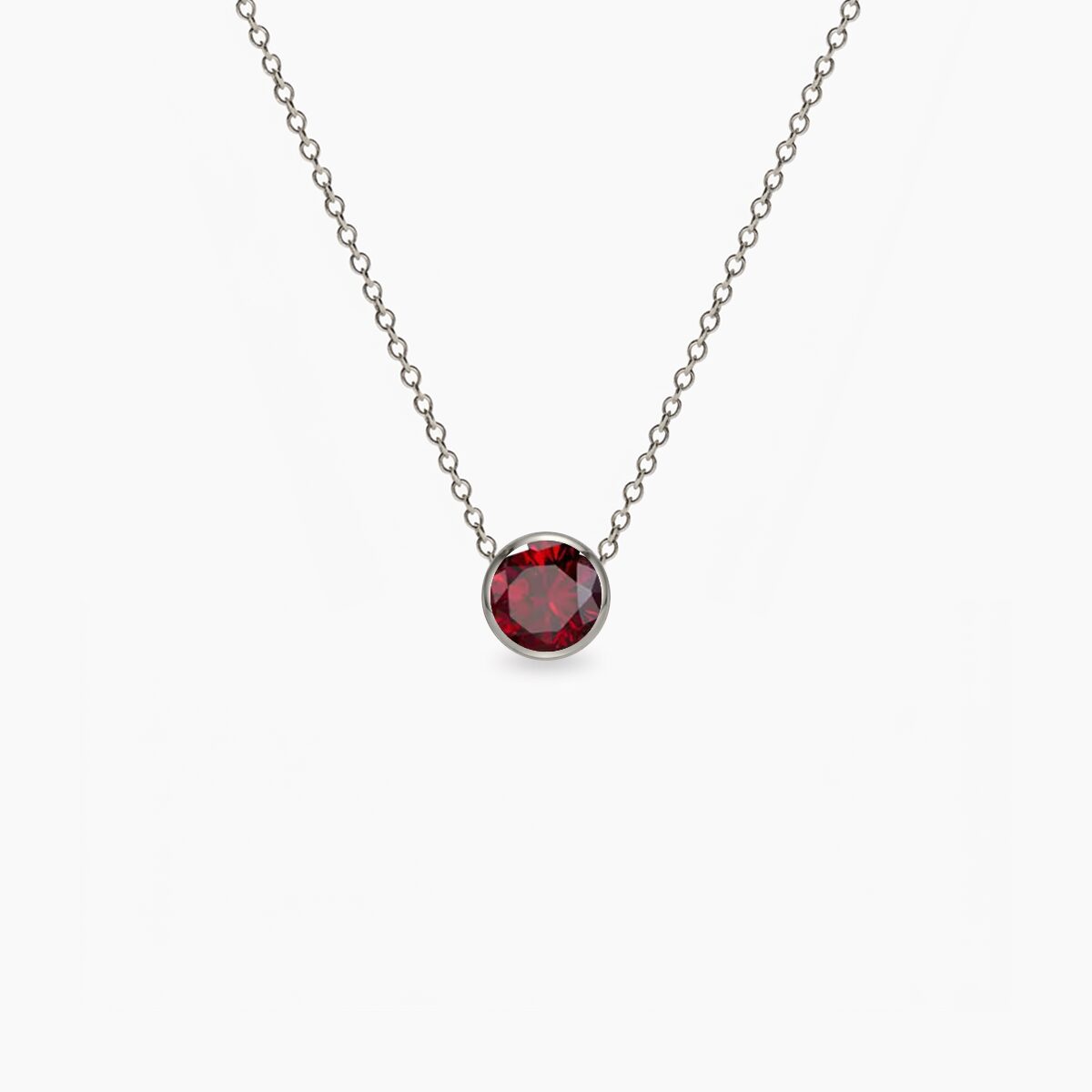 Birthstone-Januar-ogrlica-stainless-steel Birthstone Januar ogrlica stainless steel - Slika 1