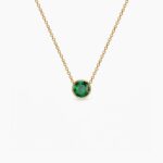 Birthstone Maj ogrlica stainless steel sa pozlatom