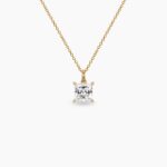CHARM cirkon princess cut stainless steel sa pozlatom