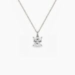 CHARM cirkon princess cut stainless steel