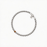 CRYSTAL tigrovo oko stainless steel mini narukvica