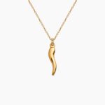 Charm ogrlica papričica stainless steel sa pozlatom