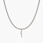 Classic Charm stainless steel mini ogrlica