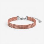 Metalik Miyuki rose gold narukvica