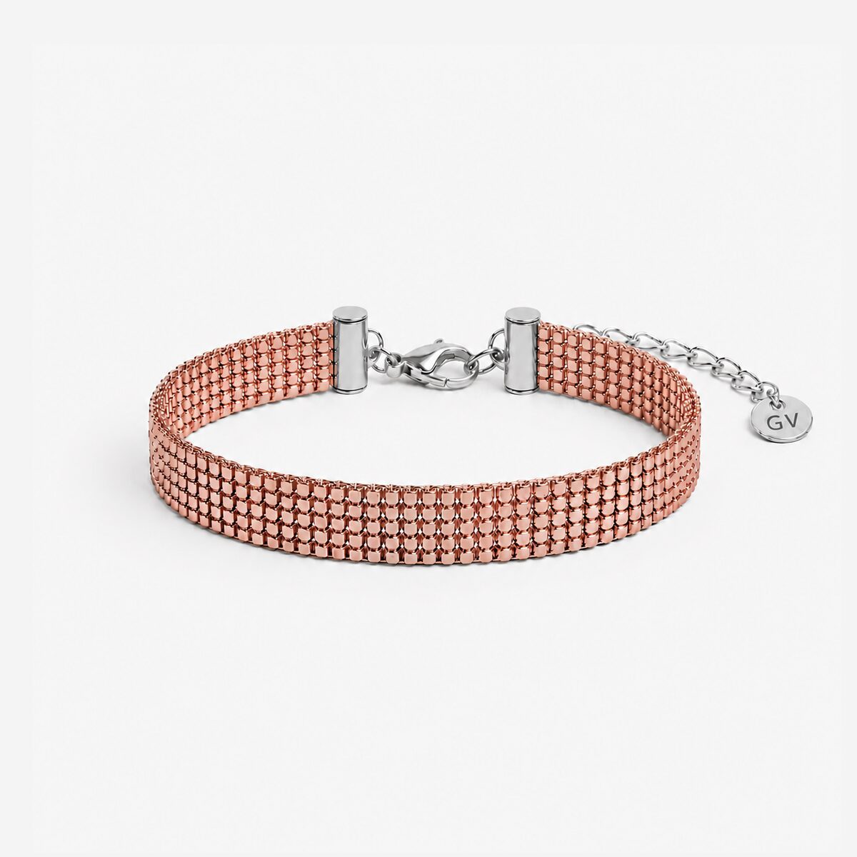 miyuki-narukvica-rosegold Metalik Miyuki rose gold narukvica - Slika 1